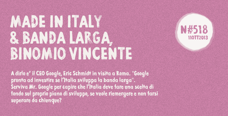 Made in Italy & banda larga, binomio vincente