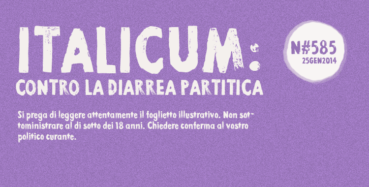 Italicum: contro la diarrea partitica